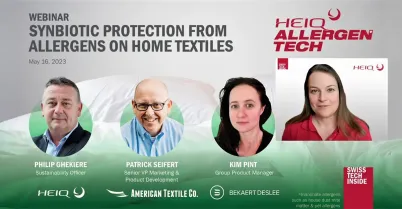 Synbiotic Protection from Allergens on Home Textiles Webinar Visual