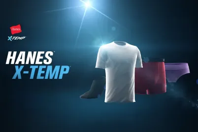 HeiQ and Hanes Collab Visual