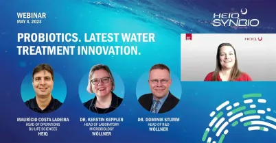 HeiQ probiotic water treatment webinar 2023