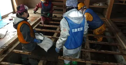 Kai Corporation disaster relief cleaning