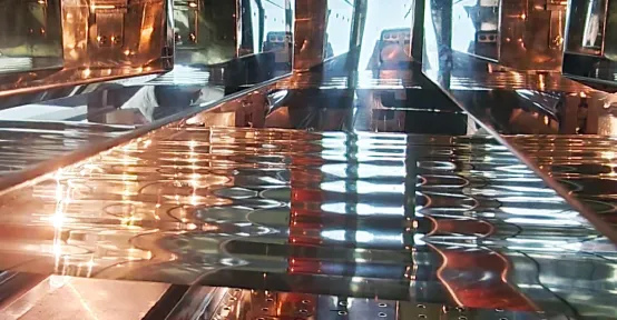HeiQ GrapheneX battery copper anode coating in oven