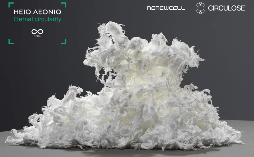 HeiQ 和 Renewcell 合作，用由 Circulose® 纸浆制造的 HeiQ AeoniQ 纱线替代涤纶和尼龙